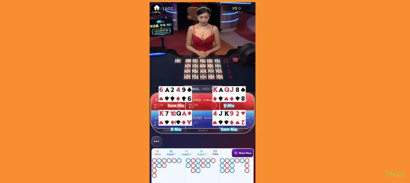 Streaming 4K no cassino ao vivo da 79vip